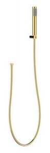 Душевой комплект: лейка, шланг 150см, кронштейн, (цв. золото), Uno ZZ BelBagno UNO UNO-DFS-ORO