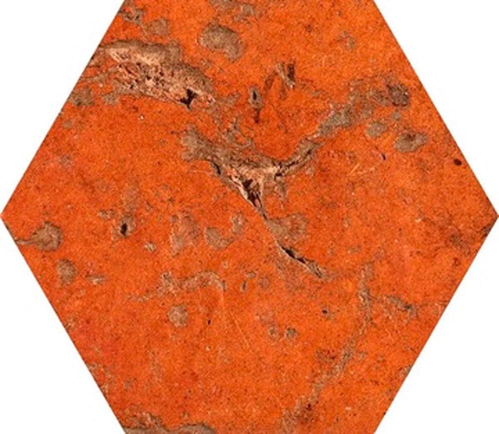 Керамогранит CIR Cotto Del Campiano Rosso Siena Esagone 15.8x18.3 Коричневый, фото 3