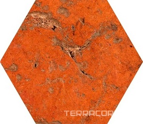 Cotto Del Campiano Rosso Siena Esagone ZZ 15.8x18.3