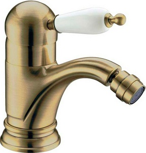 Смеситель для биде, однорычажный, без донного клапана, бронза Kl ZZ Boheme Medici 306