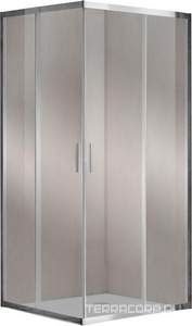 Душевой уголок 1000х900хh1900мм, прямоуг., правый/левый, (стекло прозрачное 6мм, фурн.цв.хром),  ZZ Vincea Garda VSS-1G9010CL