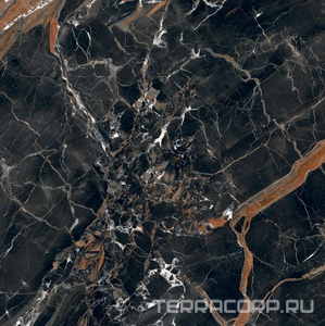 Керамогранит Florim Magnum Les Bijoux De Rex Bijoux Ombre Caravage Glossy 120x120 Черный 