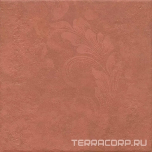 Керамогранит Kerama Marazzi Хадду  красный матовый декорированный 40,2x40,2x0,8 Красный 