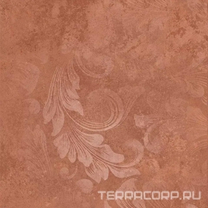 Керамогранит Kerama Marazzi Хадду  красный матовый декорированный 40,2x40,2x0,8 Красный 