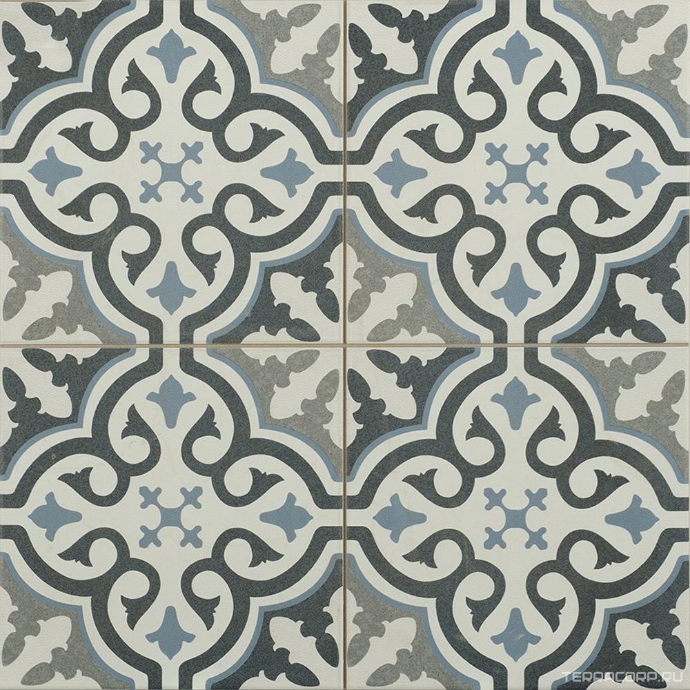 Керамогранит Etili Seramic Patchwork Brianna Marina Blue Pre-Cut 45x45 Синий, фото 3
