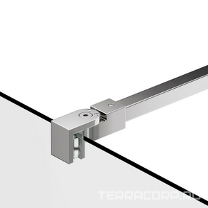 Душевая перегородка Berges  140xh200, профиль хром матовый, стекло 8 мм прозрачное ZZ Berges Sky 064007