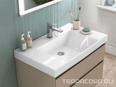 Раковина мебельная 80 см, для тумбы "" Kerama Marazzi Cubo CU.wb.80