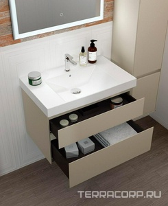 Раковина мебельная 80 см, для тумбы "" Kerama Marazzi Cubo CU.wb.80