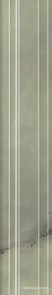 Керамическая плитка Kerama Marazzi Джардини Бордюр Багет зеленый 40x7,3 Зеленый, фото 6