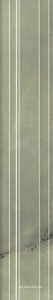 Керамическая плитка Kerama Marazzi Джардини Бордюр Багет  зеленый 40x7,3 Зеленый 