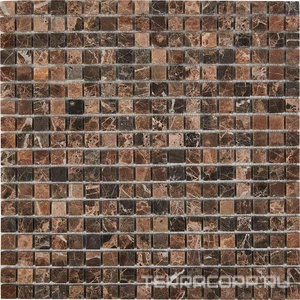 Мозаика Мастера Керамики Glass 219 Dark Emperador (чип15x15) 30,5х30,5 n/a 