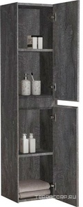 Шкаф подвесной h1500x350x300мм, 2 двери, петли справа/слева, (цв.G.Stone),  ZZ Vincea Chiara/Luka VSC-2CL150GS