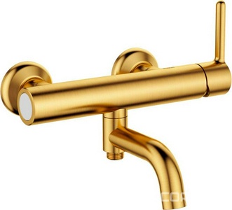 Смеситель для ванны, (цв.брашированное золото),  ZZ Cezares Eco ECO-VD-BORO