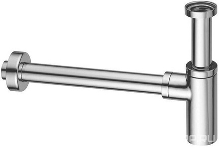 Сифон для раковины, 1 1/4, горизонтальная часть 280мм, (металл цв.хром),  ZZ Paini Cox 78CR849