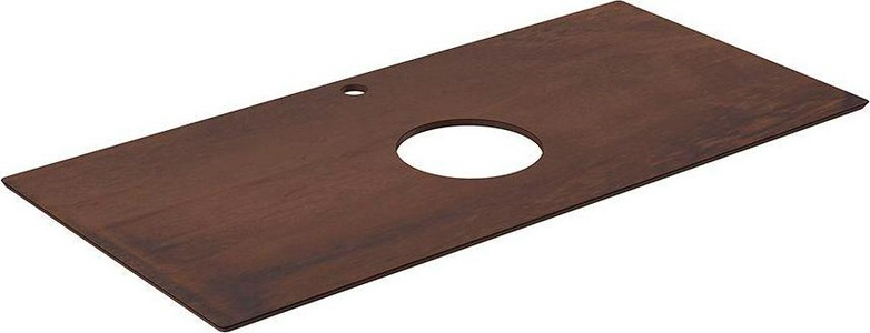 Cтолешница из плитки для мебели , 100 см, для накладных раковин, "Про Феррум коричневый" XX Kerama Marazzi Plaza PL1.DD571300R\100