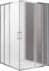 Душевой уголок 1100(1080-1105)х1100(1080-1105)хh1900мм, квадрат, (стекло текстурное Punto 6мм, фурн.цв.хром), Molveno ZZ