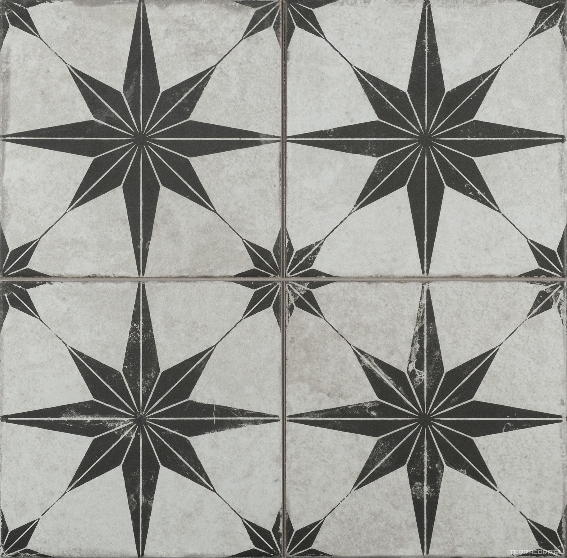 Керамогранит Etili Seramic Patchwork Scintilla Black Pre-Cut 45x45 Черный, фото 3