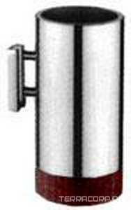 Стакан настенный (хром-венге),  XX Pomd'or K-2 42.70.01.254