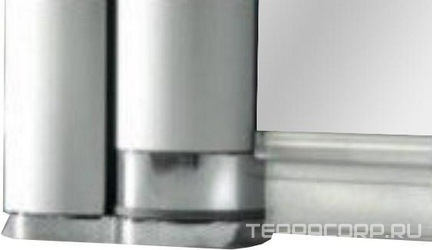 Дополнительный набор для ниши, (профиль д/установки двери с бок.стенкой), (цв. глянц.хром), h1900, Huppe Design victorian 4-угол. XX