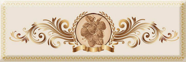 Decor Medallion Fruits 02 XX|10x30
