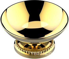 Мыльница настольная, металл. d 100mm (цв.бронза (Bronze brillant)) Versailles ZZ