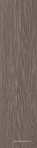 Керамогранит Kerama Marazzi Листоне  коричневый тёмный 9,9x40,2 Коричневый 
