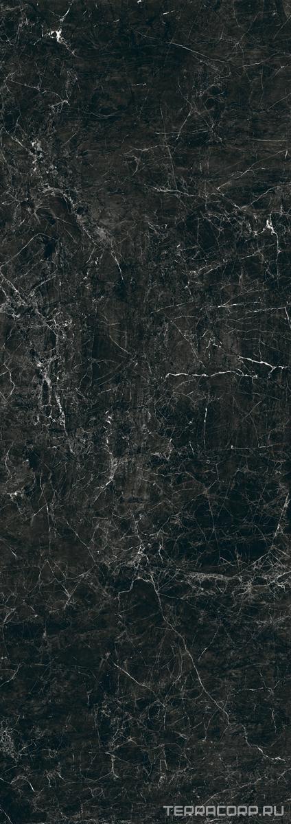 Керамогранит Laminam Rus I Naturali Marmi Nero Greco Bocciardato 5.6 mm 100x300 Серый, фото 6