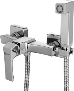 Смеситель для гигиенического душа, с установочным комплектом и аксессуарами, хром KL Lemark Unit LM4518C