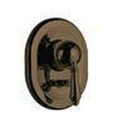 Наружная часть смес.д/д встраив. в стену, с перекл. (без внутр. арт.4060), (цв.Tuscan brass темная бронза, ручка El Capitan),  ZZ Nicolazzi Classico 3460 TB 75