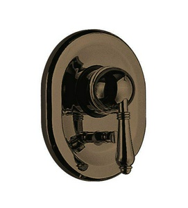 Наружная часть смес.д/д встраив. в стену, с перекл. (без внутр. арт.4060), (цв.Tuscan brass темная бронза, ручка El Capitan),  ZZ Nicolazzi Classico 3460 TB 75