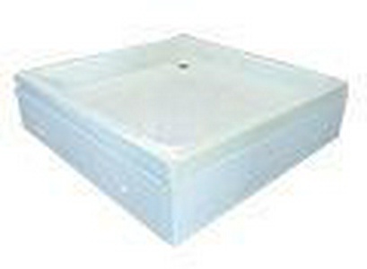 Поддон акрил.  90х90*15см квадратный, на ножках БЕЗ сифона, панель угловая в компл. ZZ Bas Аполло ПН00007