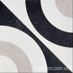 Керамогранит Fioranese Cementine Black & White B&W 5 20x20 Комбинированный 