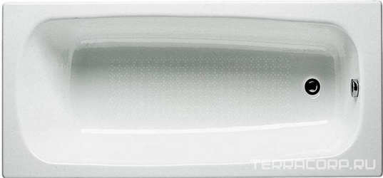 Ванна Континенталь 170х70см чугунная, БЕЗ ножек ZZ