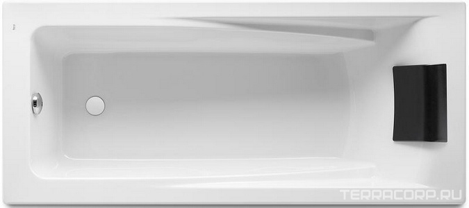 Акриловая ванна HALL 170х75x42 см прямоугольная (БЕЗ монтажного комплекта и панели) ZZ Roca Hall ZRU9302768