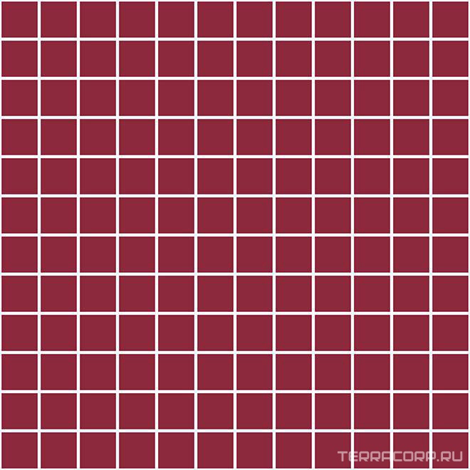 Мозаика Kerama Marazzi Темари бордо (мозаика матовая) XX29.8х29.8 Красный, фото 3