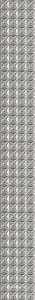 Керамическая плитка Azori Pandora Бордюр  Grey Geometry 7.5x63 Серый 