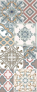 Керамическая плитка Azori Eclipse Декор  Selena 20.1x50.5 Комбинированный 
