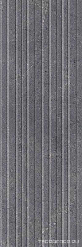 Керамическая плитка Kerama Marazzi Низида серый темный структура обрезнойXX25х75 Серый, фото 3