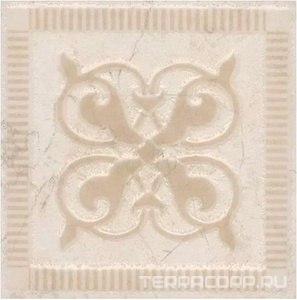 Керамогранит Kerama Marazzi Резиденция Вставка  напольная9.6х9.6 Бежевый 