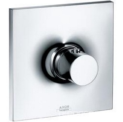 Термостат High Flow (встраиваемый, наружная часть, расход воды более 59л/мин) установка с Ibox арт.01800180 ),цв.хром Axor Massaud XX