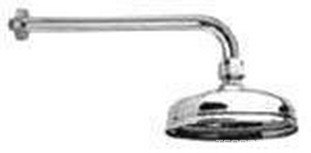 Душ верхний, стационарный, лейка d 20см, настенный монтаж, (кронштейн 30см, декор чашка в компл.), (цв. хром). 3М ZZ 3M Piccadilly 0495 CC