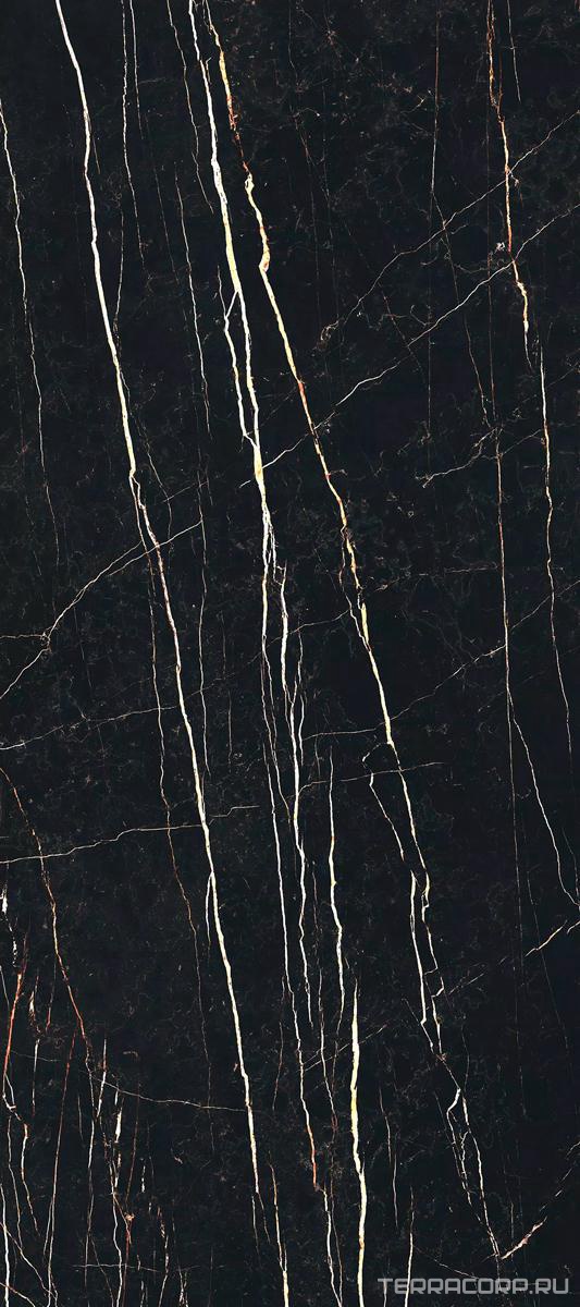 Керамогранит Florim Magnum Prexious of REX Thunder Night Glossy 120x280 Черный, фото 7