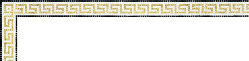 Мозаика Bisazza Бордюры Border Artemide Oro Giallo 10 9.6x100 Золотой, фото 4