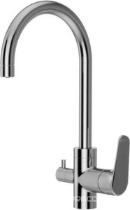 Смеситель для кухни, с клапаном подключения питьевой воды, БЕЗ донного клапана ZZ RedBlu Origin Evo 820700000