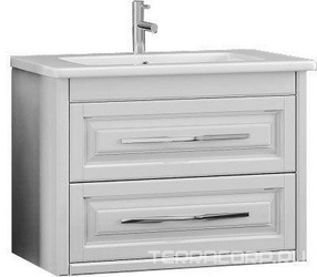 Тумба подвесная Касабланка 80, 780x555x470 мм, цвет белый, БЕЗ раковины Эйфория-80, крепеж в комплекте ХХ