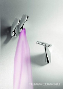 Крючок двойной, (цв.хром),  Colombo Land CD67.000