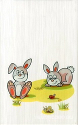 Декор Fiori 3 "Кролики" XX25х40