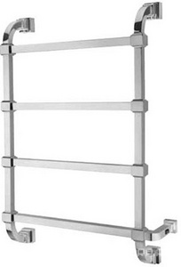 Полотенцесушитель 530(580)хh810х185мм,4 перекладины, (эл.+Box, 230V, подкл.справа!!!), крепёж в компл., (цв. хром), Margaroli  832 ZZ Margaroli Concerto 832/4/480 CR (Эл.+Box)