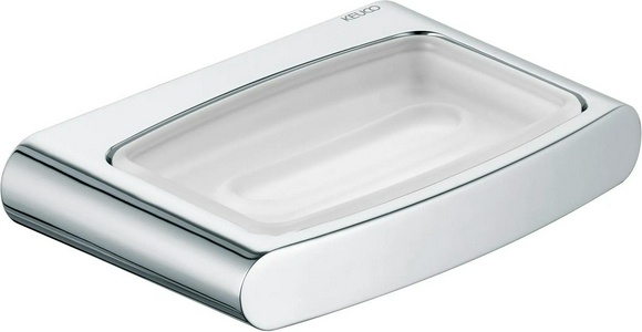 Мыльница настенная (цв.хром/стекло мат.)  ZZ Keuco Elegance New 11655 019000