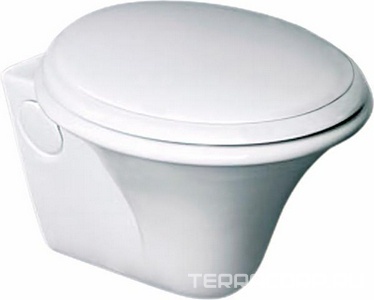 Унитаз подвесной 400х600мм, без сиденья, (комплект керамических заглушек в комплекте),  KL Hatria Sculture YXKN01